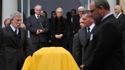 Egon Bahr wurde am Montag in Berlin beigesetzt. 