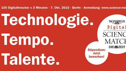 Digital Science Match - eine Veranstaltung vom Tagesspiegel und Zeit.