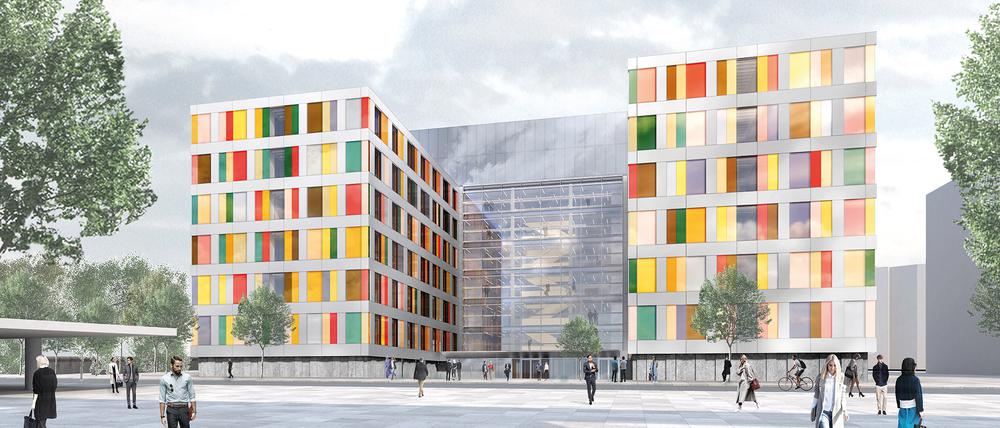 400 Büros aus Holzmodulen sollen Ende des Jahres fertig sein.