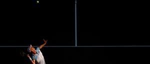 Kevin Anderson servierte gegen Murray mit 218 Stundenkilometern .