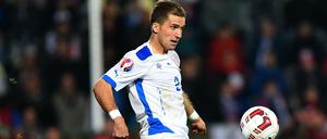 Peter Pekarik im EM-Qualifikationsspiel gegen die Ukraine.
