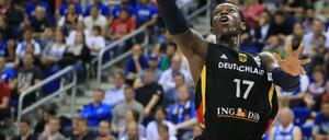 Dennis Schröder beim Spiel gegen Italien.