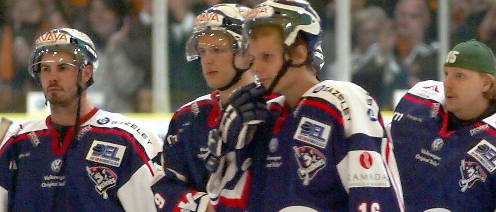 Die Kassel Huskies stiegen 2006 zusammen mit den Straubing Tigers als letzte Teams aus der DEL ab.