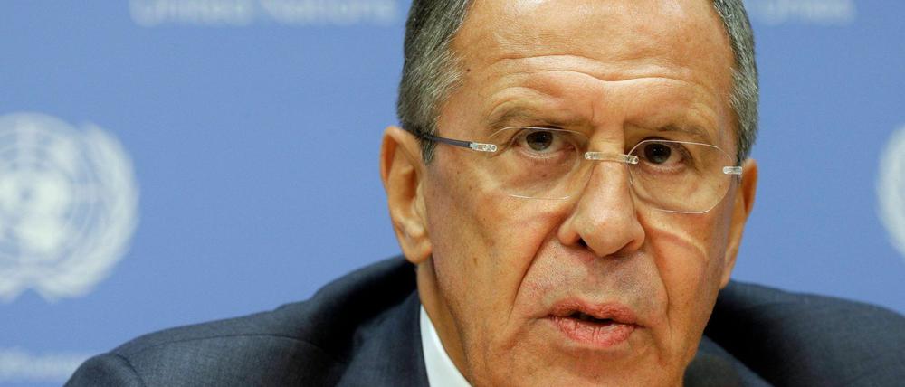 Klare Worte schickte Russlands Außenminister Sergej Lawrow an die US-Regierung.