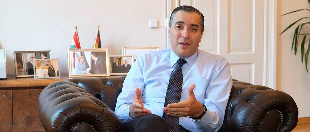 Mustapha Adib vertritt den Libanon in Deutschland.