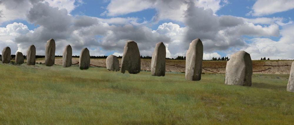 Bis zu 25 Tonnen müssen die Steine gewogen haben, die die Menschen der Jungsteinzeit im Südwesten Englands mühsam heranschafften, bearbeiteten und aufrichteten - zu welchem Zweck, können Forscher nur spekulieren.