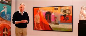 Kunsthändler Dieter Brusberg in Berlin.