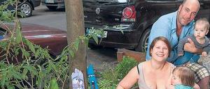 Der Garten vor der Haustür. Diese Familie aus dem Kunger-Kiez pflegt liebevoll ihren Steingarten.