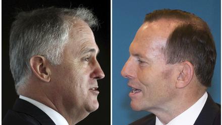 Malcolm Turnbull (l.) wurde von seiner Partei zum Chef gewählt und löst damit Premierminister Tony Abbott ab.