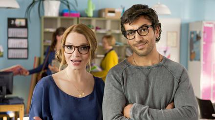 Lisi Schnabelstedt (Karoline Herfurth) und Zeki Müller (Elyas M'Barek) in einer Szene des Kinofilms "Fack Ju Göhte 2".