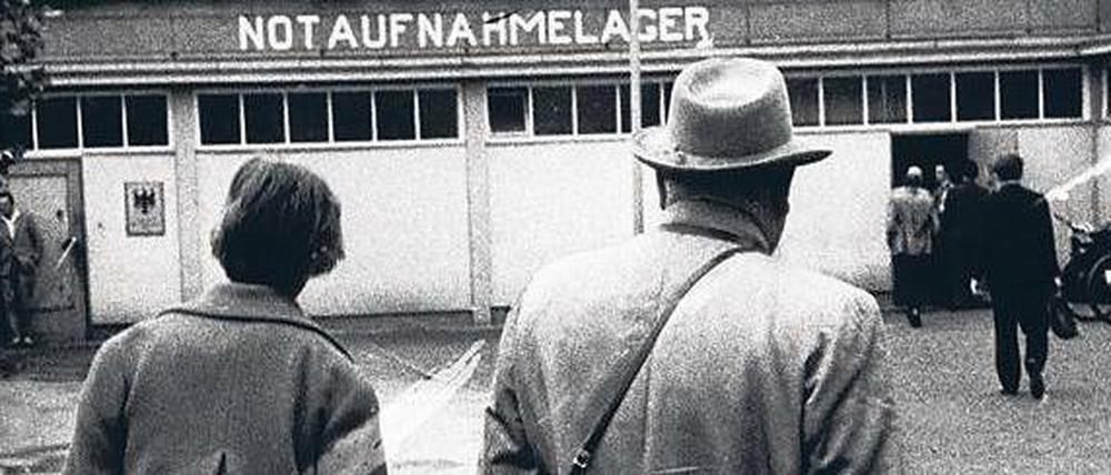 Angekommen. Bis zum Ende der DDR kamen 1,35 Millionen Flüchtlinge nach Marienfelde. Das Bild stammt von 1961. Foto: Ullstein/Georgi