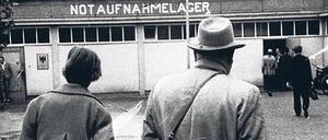 Angekommen. Bis zum Ende der DDR kamen 1,35 Millionen Flüchtlinge nach Marienfelde. Das Bild stammt von 1961. Foto: Ullstein/Georgi