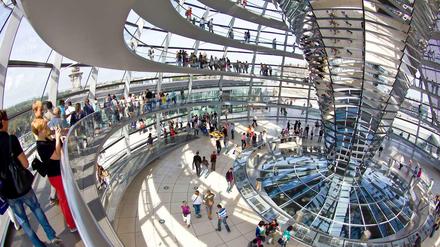 Norman Fosters Kuppel auf dem Reichstagsgebäude