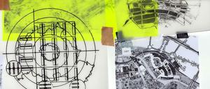 Eine Collage von Brandlhuber, Hertweck und Mayfried.