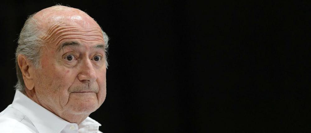Können diese Augen lügen? "Ich habe mein Gewissen, und ich weiß, dass ich ein ehrenwerter Mann bin. Ich bin sauber“, beteuert Sepp Blatter.