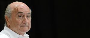 Können diese Augen lügen? "Ich habe mein Gewissen, und ich weiß, dass ich ein ehrenwerter Mann bin. Ich bin sauber“, beteuert Sepp Blatter.