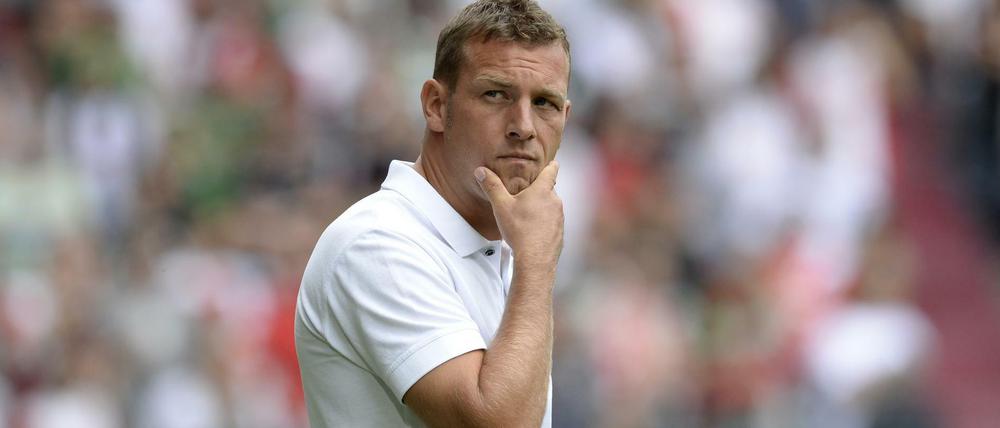 Im Spiel gegen München ohne juristischer Beistand: Augsburgs Trainer Markus Weinzierl.