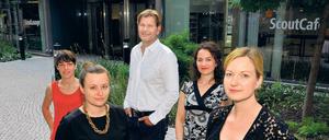 Scouties sind dabei. Sonja May (v. li.), Jessica D’Ovidio, Christian Gisy, Viola Raddatz und Mareen Walus.