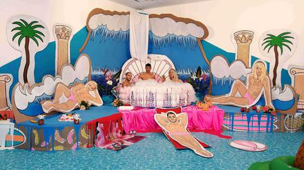 Sonnig. Die Installation „Malibu Sunrise“ von Marianne Vlaschits.