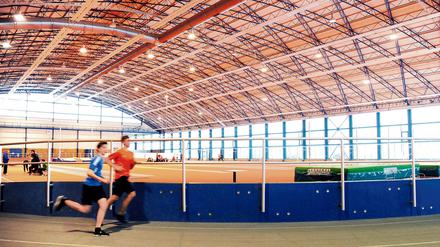 Das Sportforum Berlin in Hohenschönhausen könnte bald zur Flüchtlingsunterkunft umfunktioniert werden.