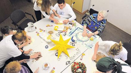 Dieses Foto aus dem Verein „Kontakte schaffen Leben“ entstand 2011 im Rahmen der Tagespiegel-Weihnachtsspendenaktion.
