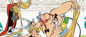 So sieht's aus: Das Cover des neuen Asterix-Bandes wurde am 12. Oktober vorgestellt - über den Inhalt besteht noch weitgehend Stillschweigen.