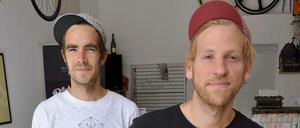Eberhard Schilling (rechts) und Antoine Capeyron sind die Inhaber von "Happarel Bicycles".