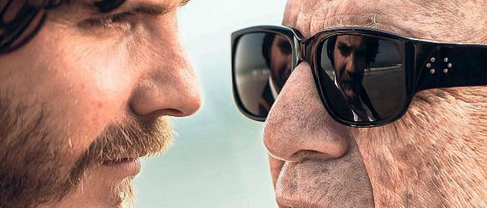 Der Biograf und sein Gegenstand. Sebastian Zöllner (Daniel Brühl) mit dem Maler Manuel Kaminski (Jesper Christensen). 
