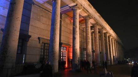 Das Haus der Kunst am 19.01.2015 in München. Am 17.09. 2015 wurde das Museum mit Hakenkreuzen beschmiert. 