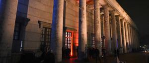 Das Haus der Kunst am 19.01.2015 in München. Am 17.09. 2015 wurde das Museum mit Hakenkreuzen beschmiert.