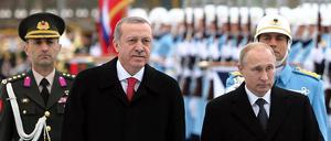 Der eine Sultan, der andere Zar? Der türkische Präsident Erdogan und Russlands Präsident Putin haben viele Gemeinsamkeiten.