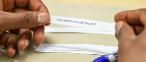 Oft warten neuankommende Flüchtlinge lange auf einen Platz in einem Sprachkurs. 