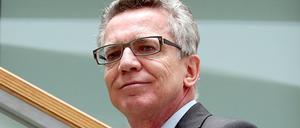 Bundesinnenminister Thomas de Maiziere (CDU) handelt bei der Flüchtlingskrise im Korridor seiner Möglichkeiten.
