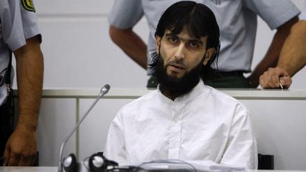 Wiederholungstäter: Rafik Y. bei seinem Terrorprozess in Stuttgart-Stammheim 2008.