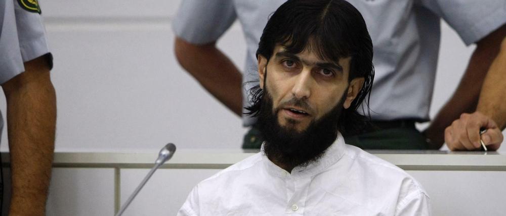 Wiederholungstäter: Rafik Y. bei seinem Terrorprozess in Stuttgart-Stammheim 2008.
