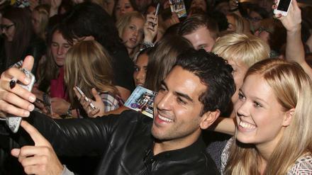 Elyas M'Barek auf Kinotour mit seinem Film "Fack ju Göhte 2" in Hamburg. 