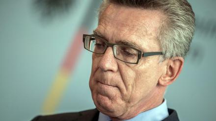 Bundesinnenminister Thomas de Maiziere (CDU).