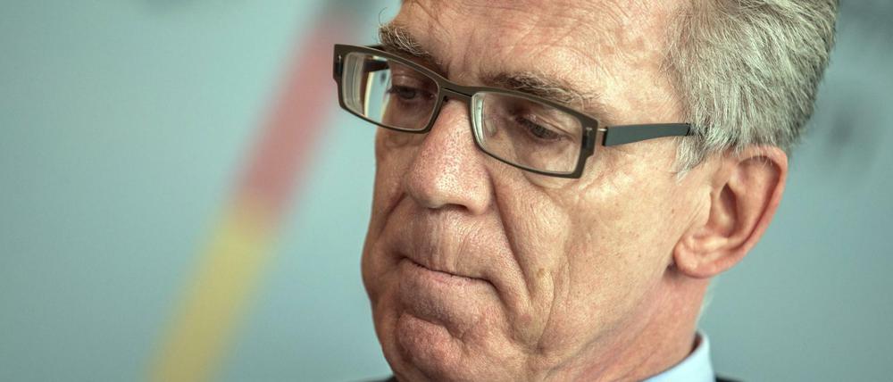Bundesinnenminister Thomas de Maiziere (CDU).