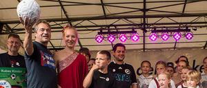 Wolfgang Wündsch (mit Ball).