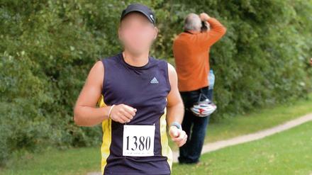 Eine Aufnahme von 13.09.2009 zeigt Andreas Lubitz auf der Strecke beim Aerportrace in Hamburg.