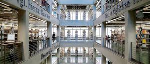 Ein Blick in die Bibliothek der Technischen Universität Berlin.