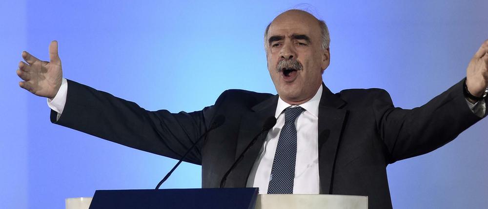 Er könnte die Wahl gewinnen: Vangelis Meimarakis. Umfragen zufolge liegt er gleichauf mit dem ehemaligen Premierminister Alexis Tsipras.