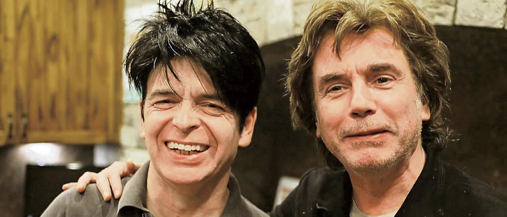 "A Journey into Sound 3": Zusammen mit Gary Newman (li.) spricht Jean-Michel Jarre in dem Arte-Porträt über Musik.