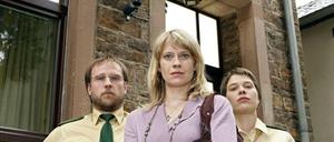 Noch mehr Mord mit Aussicht: Bjarne Mädel, Caroline Peters und Meike Droste (r.)