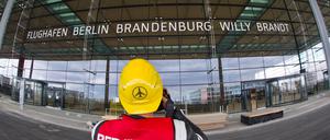 Der Terminal des neuen Hauptstadtflughafens Berlin-Brandenburg hat Probleme mit der Statik.