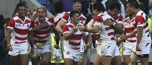 Kaum zu glauben. Japan besiegt Südafrika 34:32.