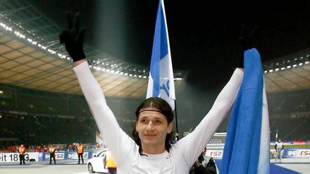 Huch, was ist denn da los? Das ist Marko Pantelic, einst Mann für große Auftritte. Überall. 