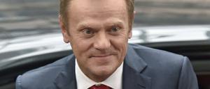 EU-Ratschef Donald Tusk am Mittwoch in Brüssel. 