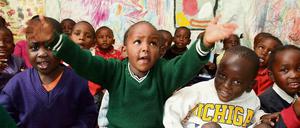 Weg in die Zukunft. Investitionen in die vorschulische Bildung in Afrika - hier ein Kindergarten in Nairobi - sind sinnvoll. 