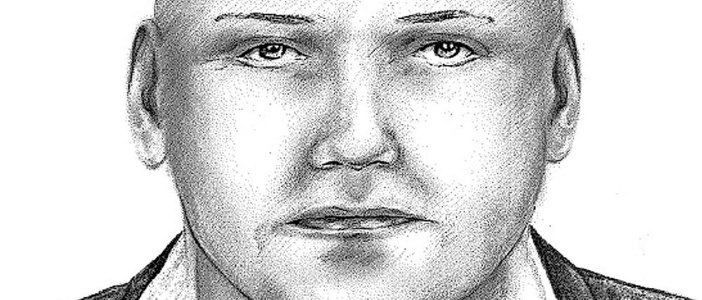 Mit diesem Phantombild sucht die Polizei nach dem mutmaßlichen Handtaschenräuber.